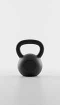 Kettlebell finition mate minimaliste