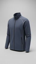 Veste de survêtement bleu graphite technique